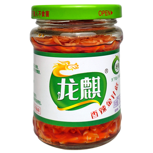 龙麒香辣金针菇175g瓶装下饭咸菜罐头即食红油凉拌熟蔬菜零食小吃