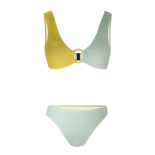 OceanMystery新款三角聚拢无钢圈 运动比基尼 高弹大码分体泳衣女