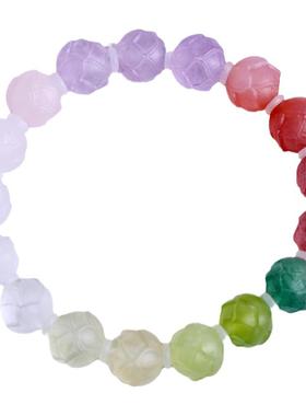 天然多宝莲花珠珠宝水晶手链