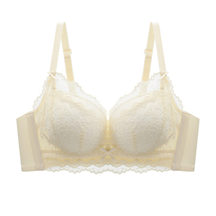 平胸救星增厚6CM蕾丝厚款馒头杯a变c显大集中聚拢内衣女小胸文胸