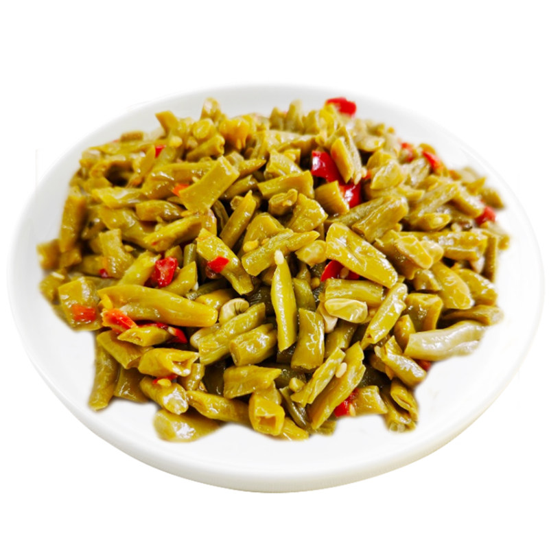 茶油香辣酸豆角老坛腌咸泡菜