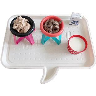 爱丽丝宠物餐垫猫咪用吃饭垫子狗狗碗食盘防滑托盘饭盆爱丽思餐盘
