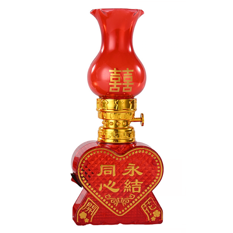 婚庆长明灯一对永结同心财丁兴旺喜字蜡烛灯新婚婚房陪嫁喜庆用品