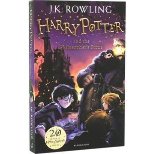 现货 哈利波特与魔法石 英文原版小说 哈利波特1 Harry Potter and the Philosopher Stone Sorcerer's Stone JK罗琳