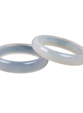 美之缘天然巴西冰种玉髓女手镯