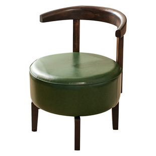 旋转沙发椅实木家用单人沙发椅靠背结实成人儿童旋转椅客厅沙发椅