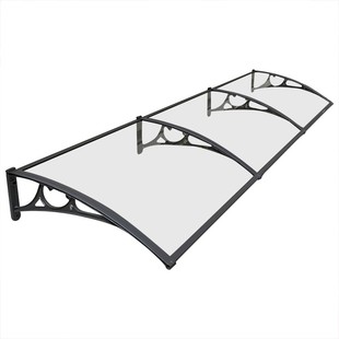 新型铝合金雨棚屋檐家用户外窗户门上防雨庭院耐力板遮阳挡雨雨搭