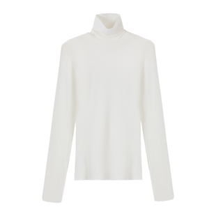 莱赛尔天丝羊毛高领内搭打底衫女冬季2025新款高级感长袖T恤上衣