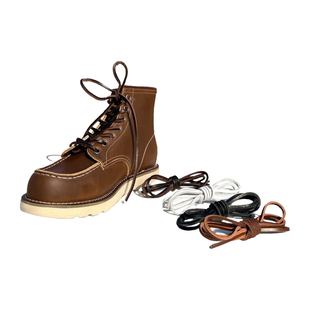 头层牛皮鞋带3*3mm方形真皮鞋绳豆豆鞋红翼休闲商务马丁靴皮鞋带