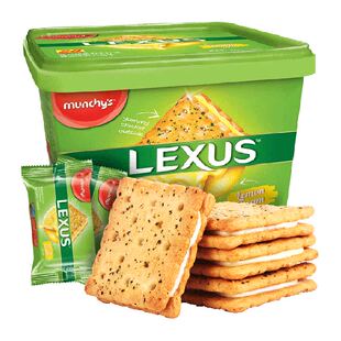 进口马来西亚马奇新新柠檬黄油夹心饼干礼盒532g囤货点心休闲零食