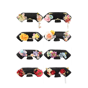 古装清朝后宫头饰皇后妃子造型发饰故宫摄影格格旗头舞台表演配饰