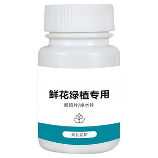 二氧化氯鲜花泡腾片84幼儿园养花绿植专用杀菌片插花卉切花保鲜剂