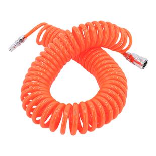 PU弹簧气管空压机气线气绳吹枪伸缩软管螺旋弹簧管汽管气泵带接头