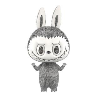 POPMART泡泡玛特 MEGA珍藏 LABUBU素描400%潮玩大娃手办艺术摆件