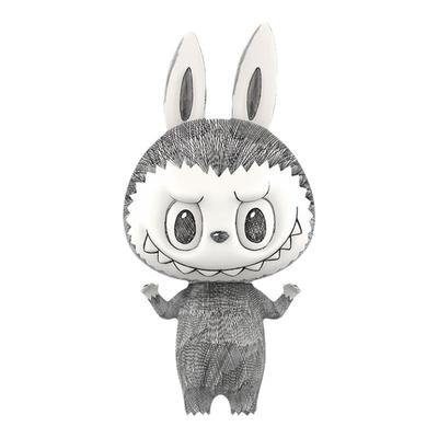 泡泡玛特LABUBU素描400%珍藏大娃