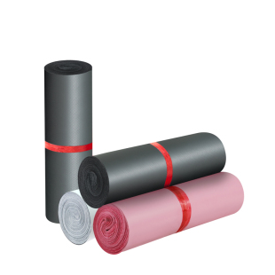 有利得 黑色快递袋服装物流快件袋塑料防水袋新料白色打包袋28*42