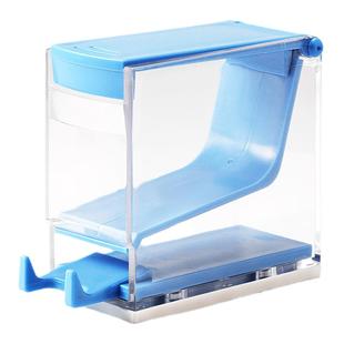 牙科棉卷盒顶部按压式防尘污口腔门诊棉棒盒棉花条管理盒多种颜色