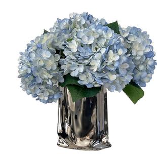 法式轻奢绣球花仿真花高档客厅假花茶几餐桌摆件卧室干花装饰摆设