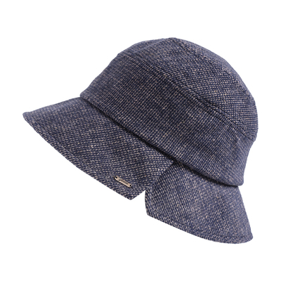 时髦复古女秋冬季短檐渔夫帽加厚