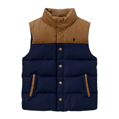 POLOWALK童装男童羽绒马甲