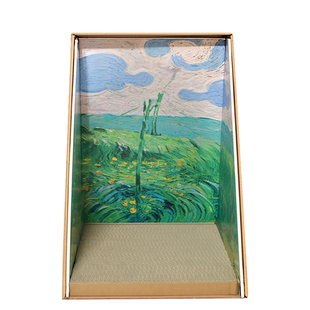 油画框立式猫抓板猫窝名画相框四季通用猫咪磨爪瓦楞纸耐磨不掉屑