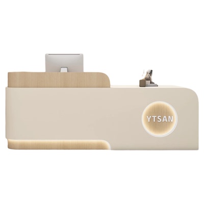 轻奢高级感奶油风收银台