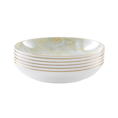 轻奢家用8英寸骨瓷深菜盘