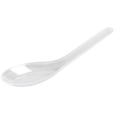 一次性塑料勺子透明商用汤匙加厚