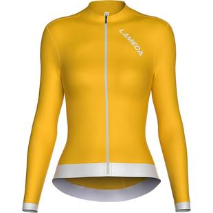 兰帕达 5-15度春秋冬抓绒保暖女骑行服专业长袖公路车自行车霜影