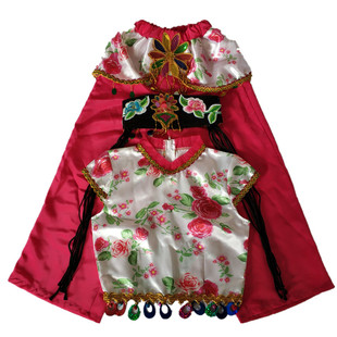 儿童戏服京剧舞蹈服小红娘小花旦俏花旦演出服戏剧报花灯表演服新