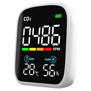 WIFI版二氧化碳检测仪CO2浓度传感器红外甲醛便携式空气质量监测