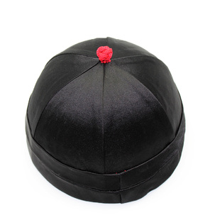 正品老字号马聚源传统男士瓜皮帽无沿包头男帽男款地主帽休闲帽子