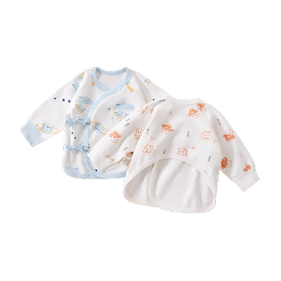 十月结晶春秋纯棉初生半背衣