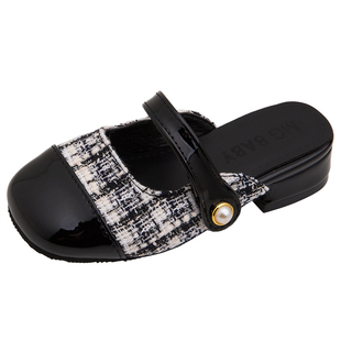 女童拖鞋2024夏季新款儿童鞋子软底防滑包头小女孩公主鞋外穿洋气