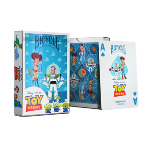 Bicycle迪士尼扑克牌正版联名周边收藏卡纸牌摆件礼物玩具总动员