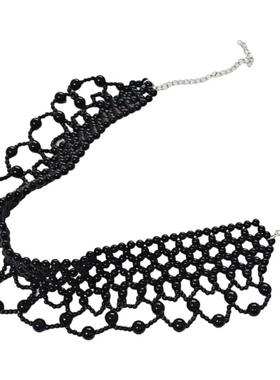 韩版时尚多层锁骨链秧歌颈带项圈