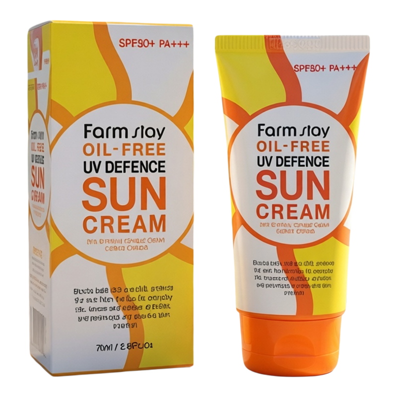 Farm stay进口韩国高效控油防晒霜轻透清爽不黏腻SPF50+PA+++70ml