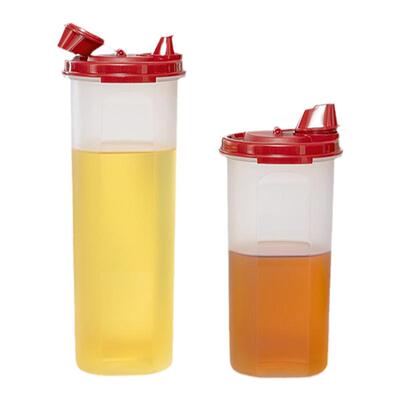 特百惠红盖防漏中油壶650ml