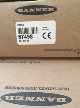 议价美国邦纳BANNER光电触摸按钮 VTBN6 VTBP6Q,VTBN6Q,VTBP6RQ
