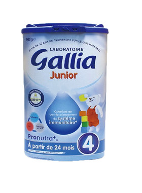达能Gallia佳利雅奶粉4段标准型
