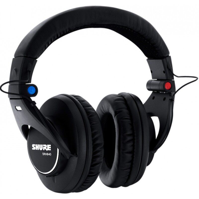 shure/舒尔SRH840A头戴式专业监听有线耳机hifi高保真全封闭隔音