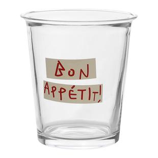 川岛屋透明玻璃咖啡杯高颜值水杯家用牛奶果汁奶茶拿铁冰美式杯子