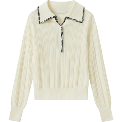 播韩系氛围感秋季穿搭别致针织衫洋气漂亮上衣DDS4SD5188