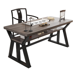 书法桌练字桌培训辅导班课桌书法学生专用毛笔写字台家用双层书桌