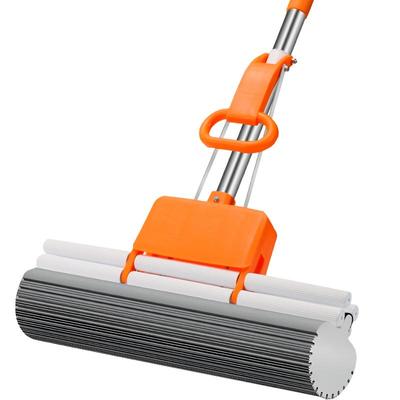 44cm超大号滚轮式胶棉拖把家用式