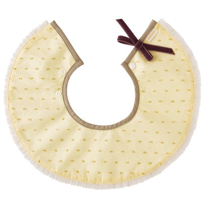 marlmarl女宝口水巾宝宝蕾丝围兜