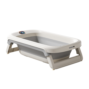 飞利浦新安怡新生婴儿洗澡盆大号宝宝浴盆坐躺浴架折叠儿童泡澡桶