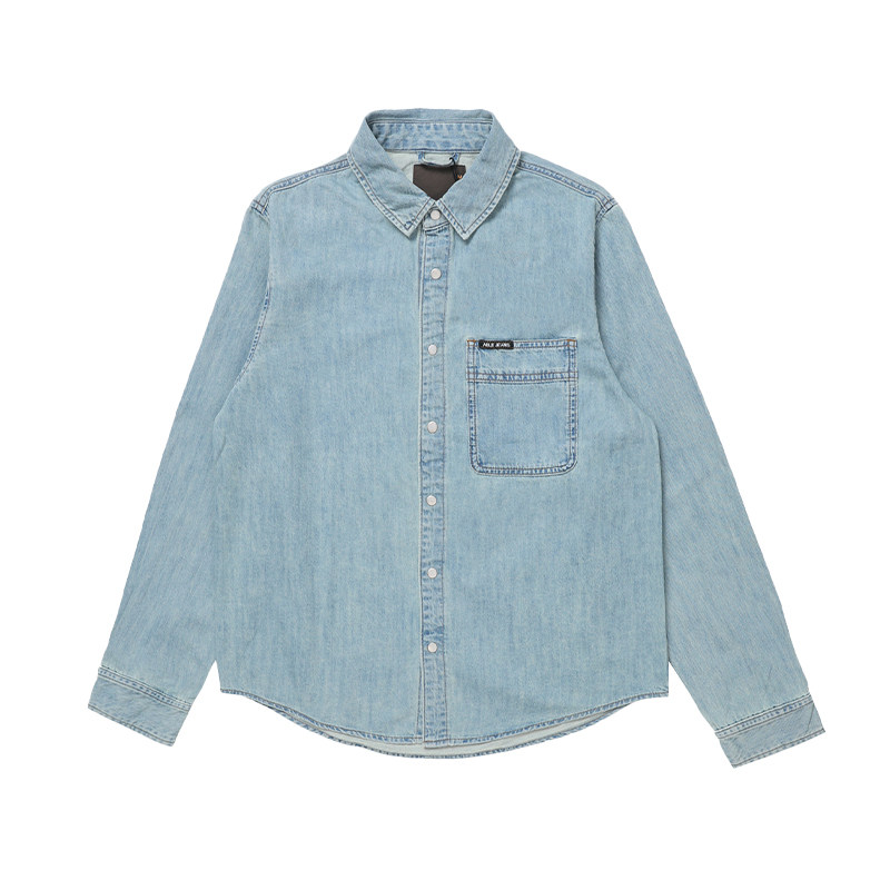 ABLE JEANS【都市工装衬衫】春夏女士工装通勤牛仔衬衫全棉薄款