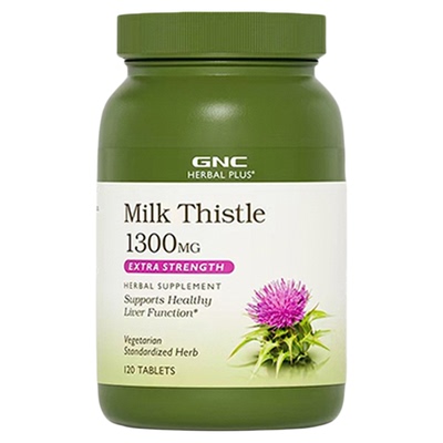 gnc健安喜水飞蓟120粒/瓶护肝片