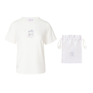 SILKY MIRACLE真丝桑蚕丝针织睡衣HelloKitty联名短袖睡裤家居服
